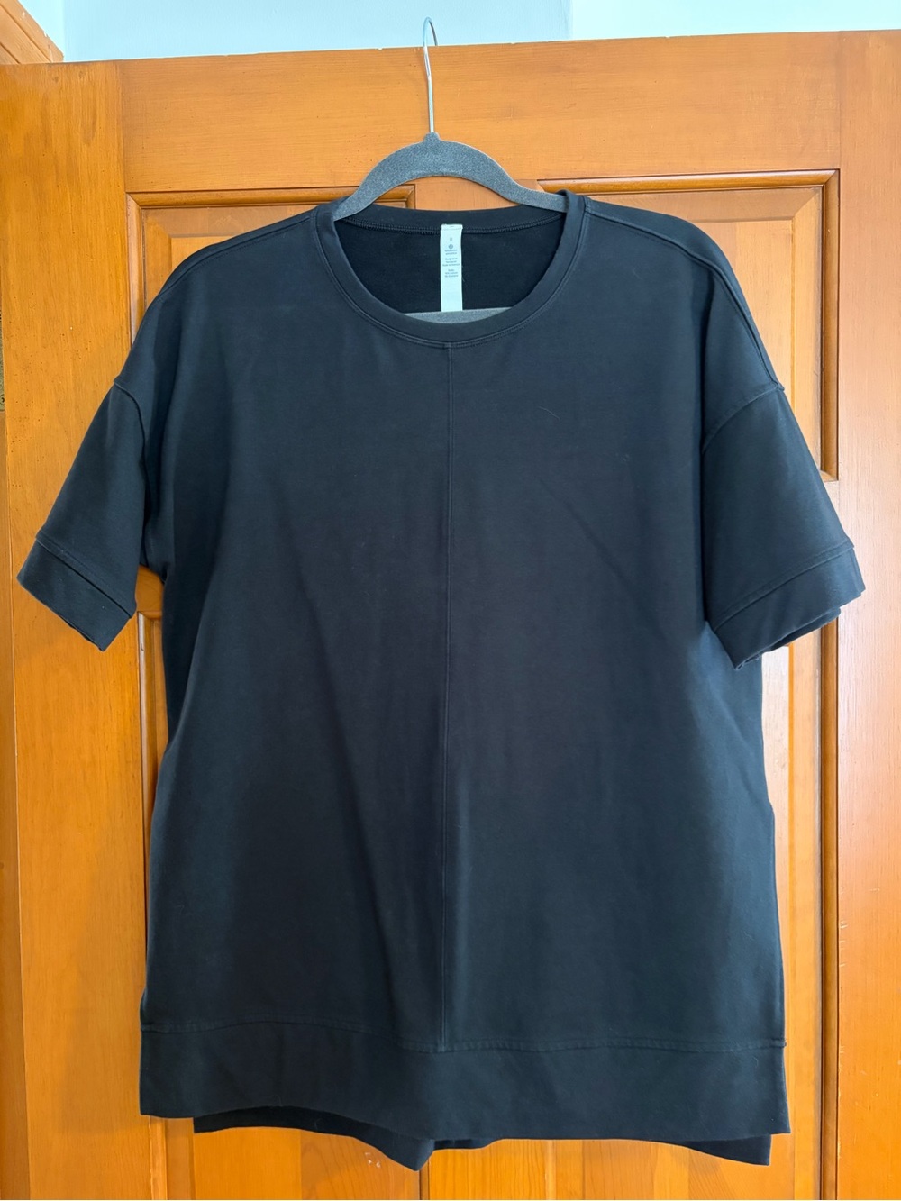 lululemon athletica Black Short-Sleeve Crew Tee
